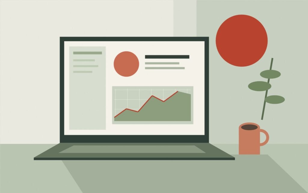 APNEWZ – Technologie: originale geometrische Illustration